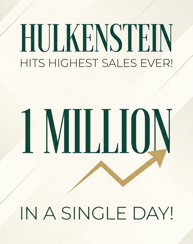 HulkenStein team sales milestone post, 1M+ BDT in 24 hours